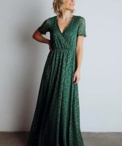 RR Venice Lace Maxi Dress | Green 12 RR Venice Lace Maxi Dress | Green