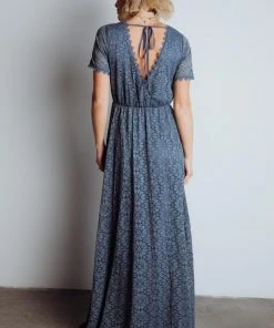 RR Dresses Venice Lace Maxi Dress | Slate Blue 11 RR Dresses Venice Lace Maxi Dress | Slate Blue