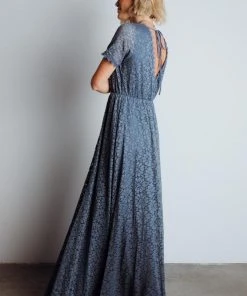 RR Dresses Venice Lace Maxi Dress | Slate Blue 15 RR Dresses Venice Lace Maxi Dress | Slate Blue