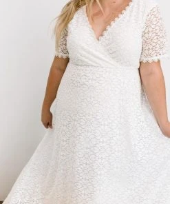 RR Dresses Venice Lace Maxi Dress | White