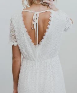 RR Dresses Venice Lace Maxi Dress | White