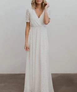RR Dresses Venice Lace Maxi Dress | White