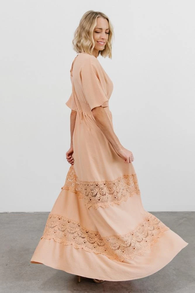 RR Vera Maxi Dress | Salmon 4 RR Vera Maxi Dress | Salmon