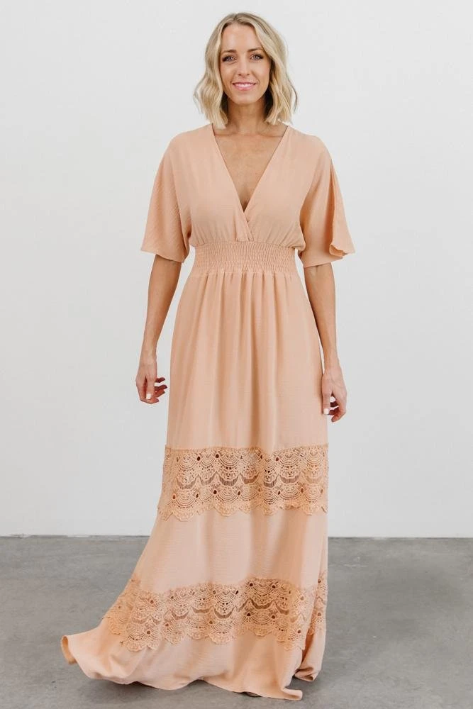 RR Vera Maxi Dress | Salmon 3 RR Vera Maxi Dress | Salmon