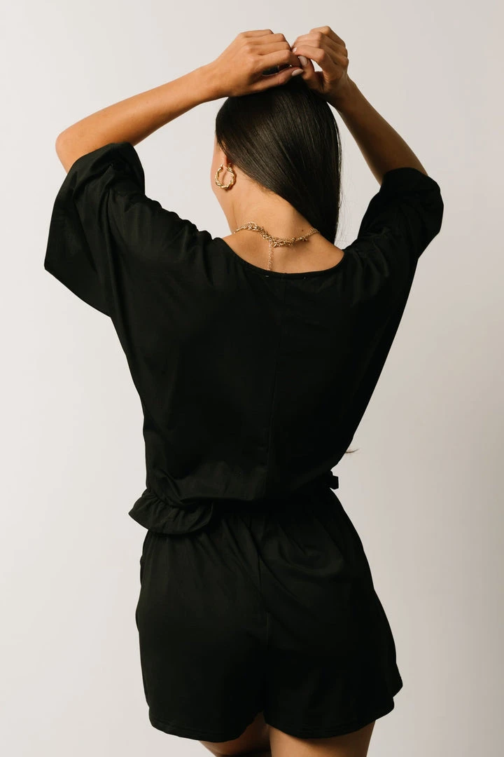 DD Vince Romper | Black DD Vince Romper | Black