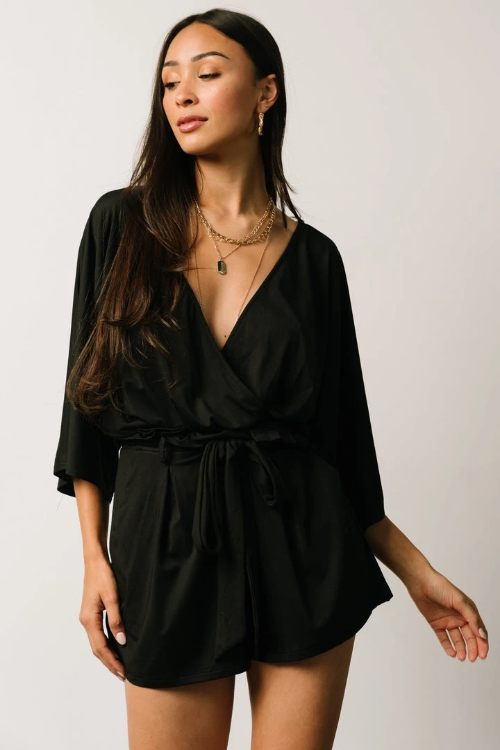 DD Vince Romper | Black DD Vince Romper | Black