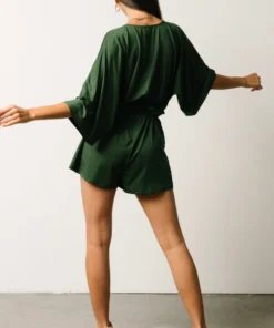 DD Boho Vince Romper | Hunter Green 7 DD Boho Vince Romper | Hunter Green