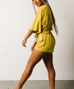 DD Vince Romper | Tuscan Yellow Boho