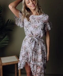 HAY Vita Short Dress | Blush Floral Dresses