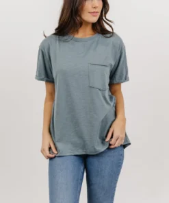 IL Voss Vintage Tee | Slate Blue