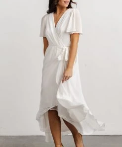 Soi Dresses Waverly Wrap Dress | Off-White