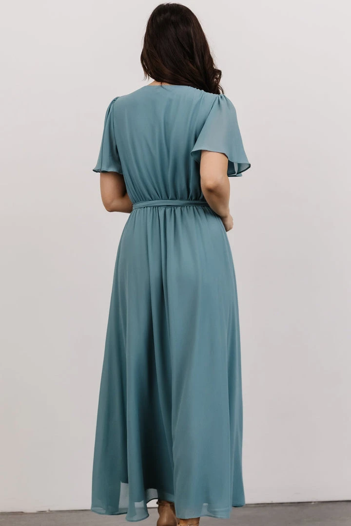 Soi Dresses Waverly Wrap Dress | Sea Glass 3 Soi Dresses Waverly Wrap Dress | Sea Glass