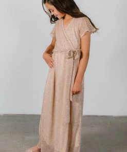 BB Custom Dresses Youth Grace Sparkle Gown | Champagne