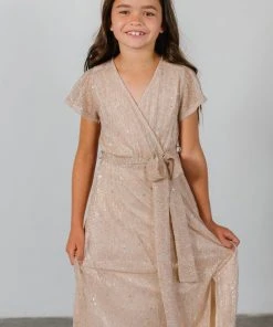 BB Custom Dresses Youth Grace Sparkle Gown | Champagne