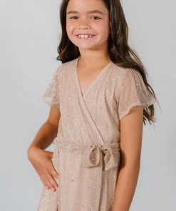 BB Custom Dresses Youth Grace Sparkle Gown | Champagne