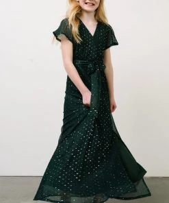 BB Custom Dresses Youth Grace Sparkle Gown | Emerald