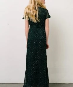 BB Custom Dresses Youth Grace Sparkle Gown | Emerald