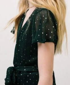 BB Custom Dresses Youth Grace Sparkle Gown | Emerald