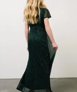 BB Custom Dresses Youth Grace Sparkle Gown | Emerald