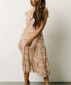 HAY Yvette Midi Dress | Pink Floral