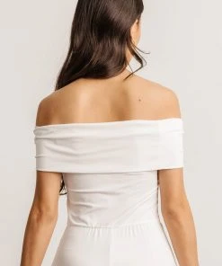 DD Zada Off Shoulder Maxi Dress | Off White Dresses