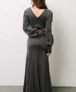 Soi Zae Shimmer Gown | Black Multi 17 Soi Zae Shimmer Gown | Black Multi