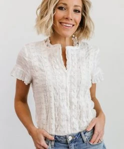 HAY Zara Lace Top | White 2 HAY Zara Lace Top | White