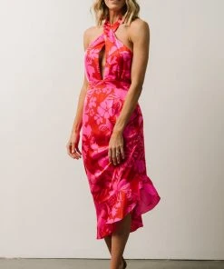 SL Ziggy Midi Dress | Fuchsia Floral 11 SL Ziggy Midi Dress | Fuchsia Floral