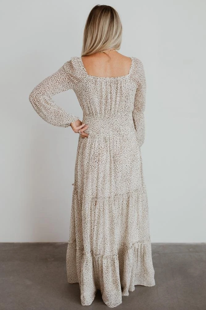 BB Custom Dresses Zoey Smocked Maxi Dress | Animal Print 8 BB Custom Dresses Zoey Smocked Maxi Dress | Animal Print