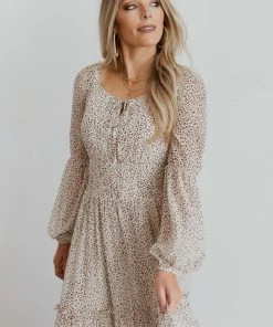 BB Custom Dresses Zoey Smocked Maxi Dress | Animal Print