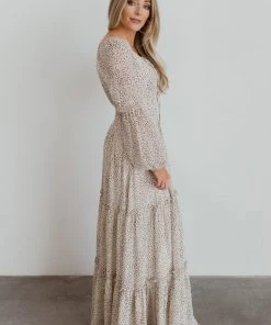 BB Custom Dresses Zoey Smocked Maxi Dress | Animal Print 14 BB Custom Dresses Zoey Smocked Maxi Dress | Animal Print