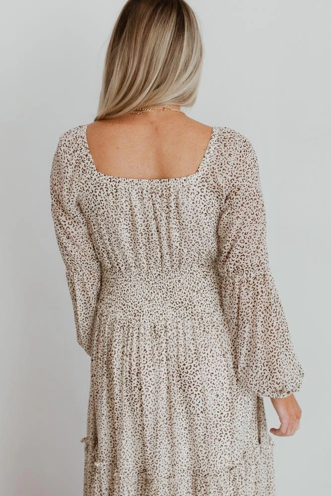 BB Custom Dresses Zoey Smocked Maxi Dress | Animal Print 9 BB Custom Dresses Zoey Smocked Maxi Dress | Animal Print